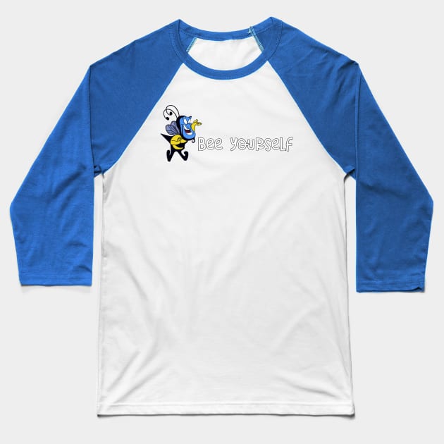 bee yourself Baseball T-Shirt by Chic and Geeks